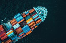 The bow of a Maersk container cargo ship at sea - source: Maersk