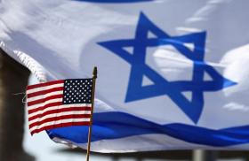 Israeli and US flags - source: Reuters