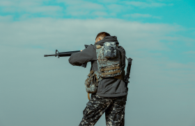 Kurdish fighter, NE Syria