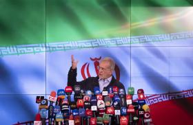Iran's president-elect Pezeshkian speaks in Tehran - source: Reuters