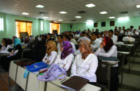 Iraqi medical students at Basra University