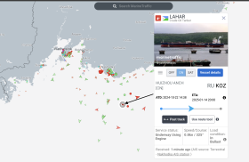 Djibouti-flagged Lahar oil tanker
