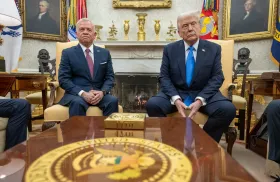 President Trump and King Abdullah Meeting