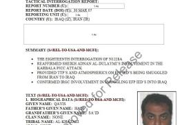 Qais al-Khazali's declassified interrogation file