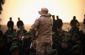 Kataib Hezbollah troops receiving instruction in Iraq