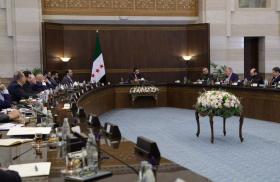 Syrian President Sharaa chairs a cabinet meeting in Damascus - source: Reuters
