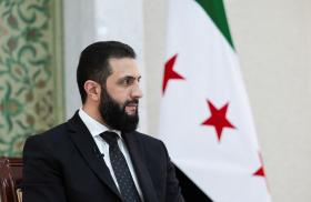 President Sharaa of Syria in Damascus in 2025 - source: Reuters