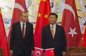 Presidents Erdogan of Turkey and Xi of China meet in Beijing - source: Reuters