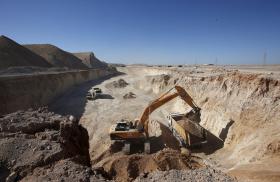 A phosphate mine in Morocco - source: Reuters