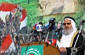 A member of Jordan's Muslim Brotherhood speaks - source: Reuters