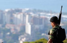 A Lebanese Armed Forces (LAF) soldier